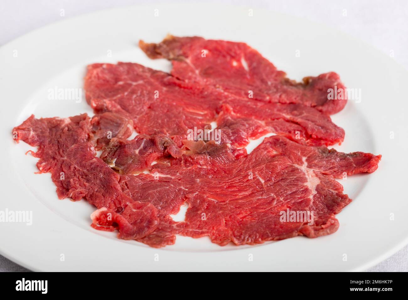 Meat Salad aus dem Trentino Italien Stock Photo