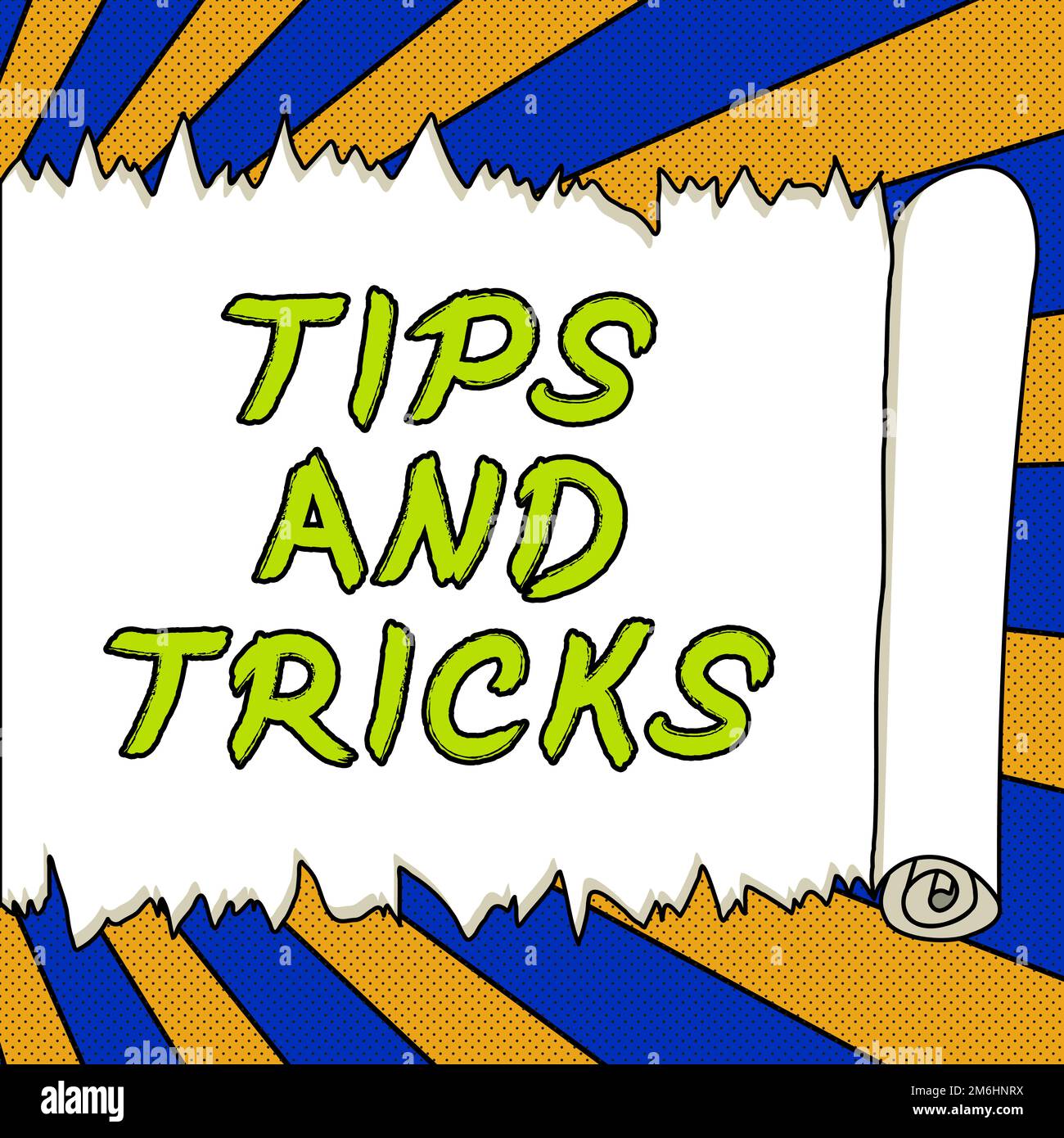 Text caption presenting Tips And Tricks. Business showcase helpful