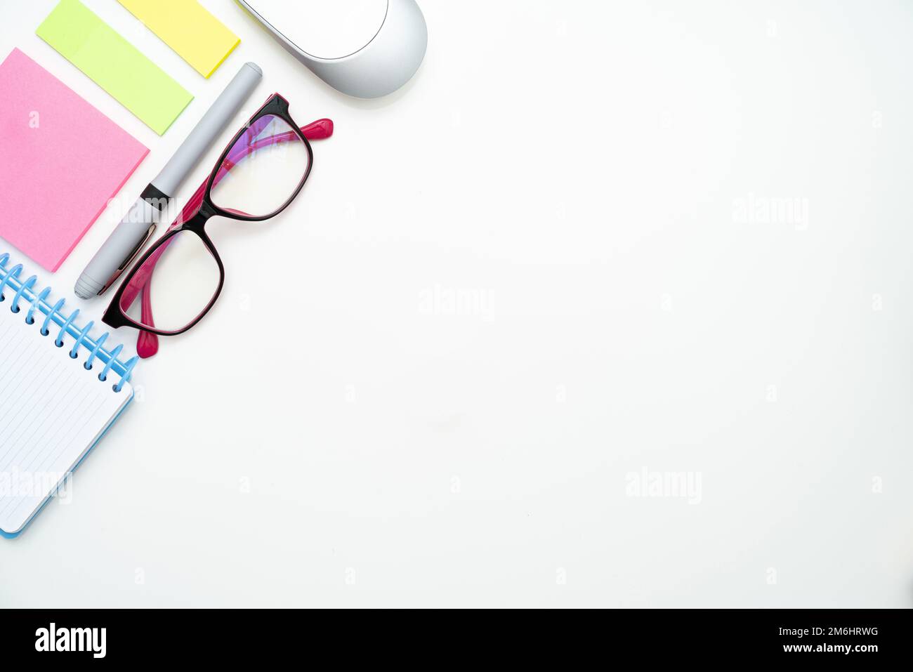 Flashy School Office Supplies, Bright Teaching Learning Collections, Creative Writing Tools, Educational Things, Mixed Student S Stock Photo