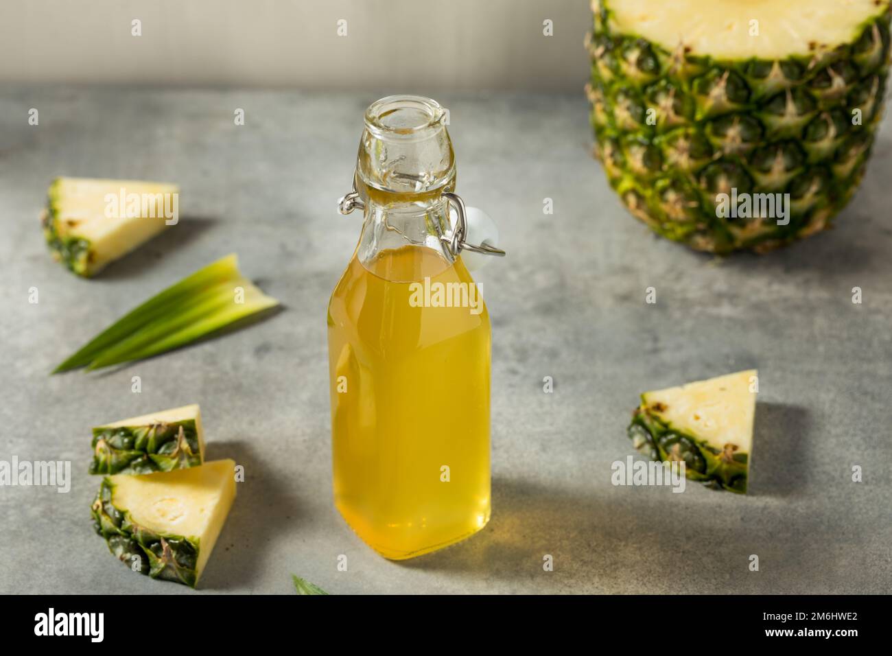 Homemade Pineapple Simple Syrup to Use for Cocktails Stock Photo Alamy