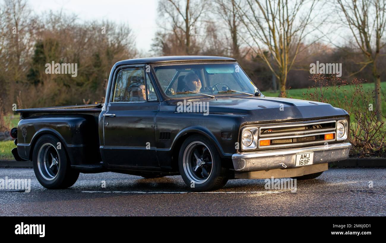 Old 1968 Chevrolet pick up truck Stock Photo