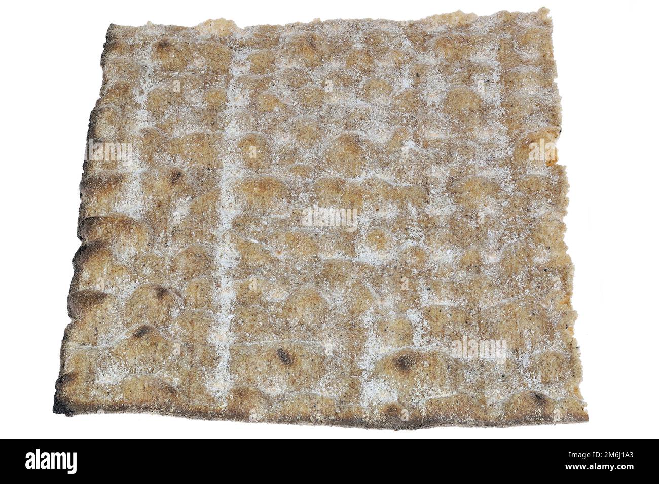 Swedish rye flatbread isolated on white background Stock Photo Alamy