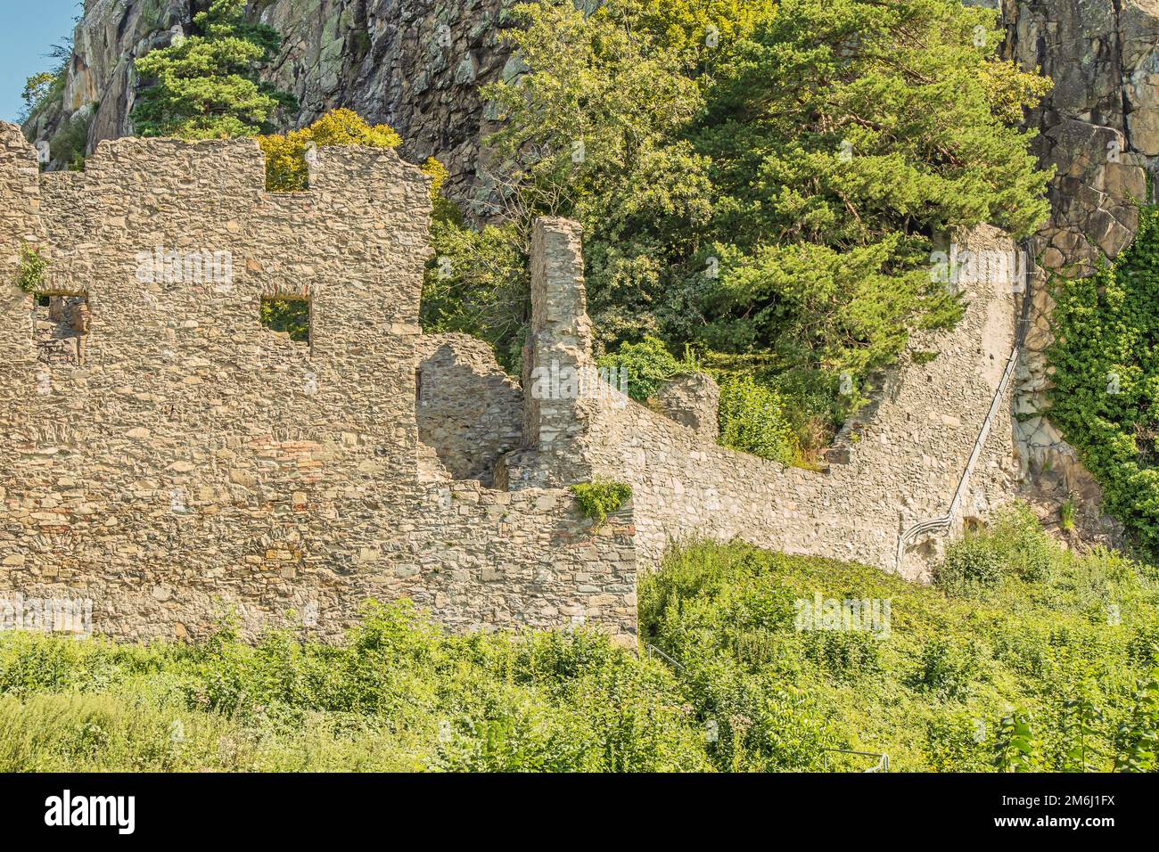 Hohentwiel Castle Ruin Stock Photo Alamy