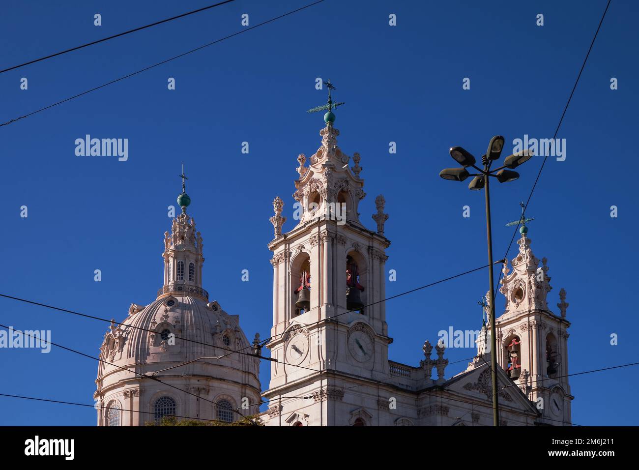 Basilica da Estrela, a Baroque Catholic Church in Lisbon, Portugal Stock Photo Alamy