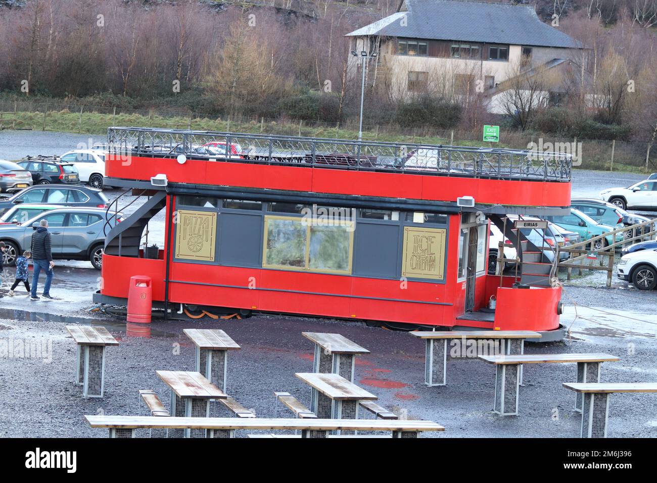 Zip world Penrhyn quarry Bethesda Wales is the fastest zip wire in the