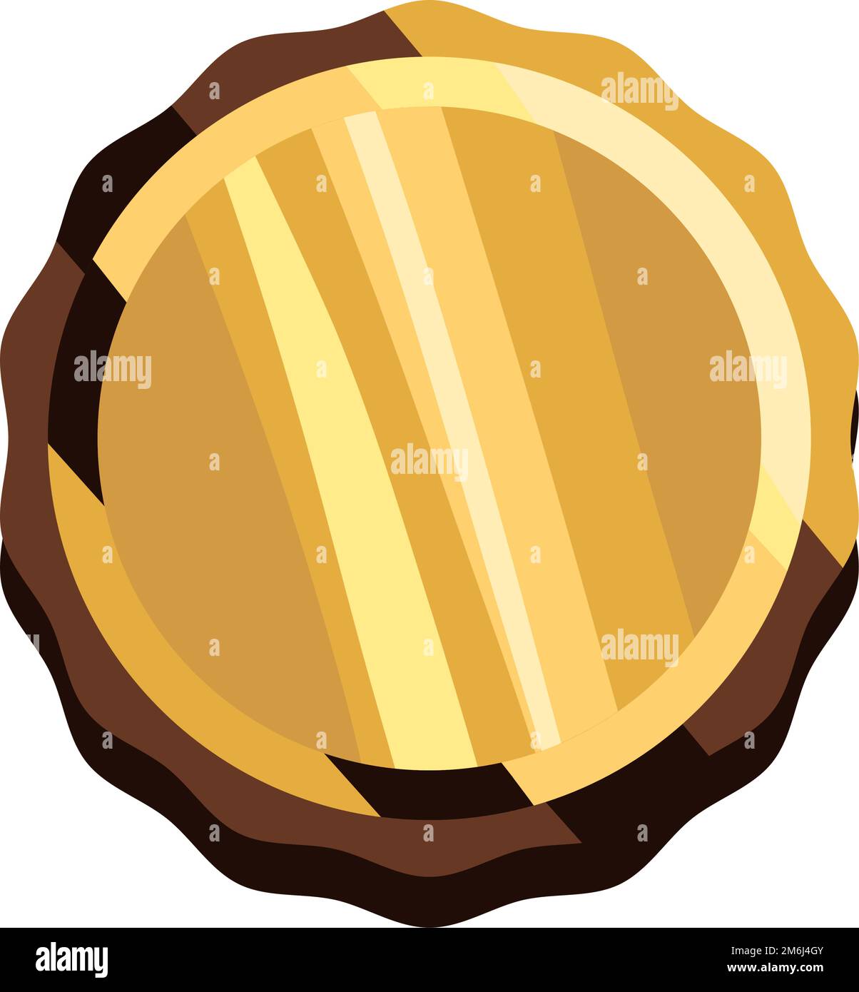 flat golden shield illustration Stock Vector Image & Art - Alamy