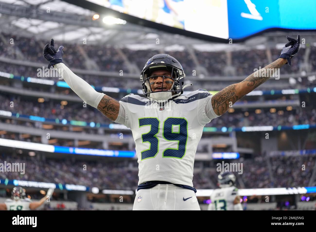 Inglewood, United States. 02nd Dec, 2022. Seattle Seahawks safety