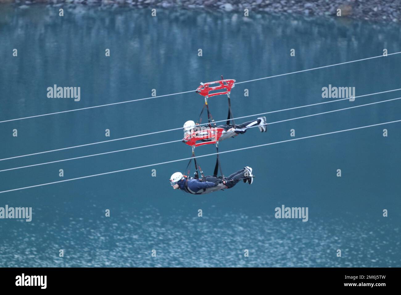 Zip world Penrhyn quarry Bethesda Wales is the fastest zip wire in the