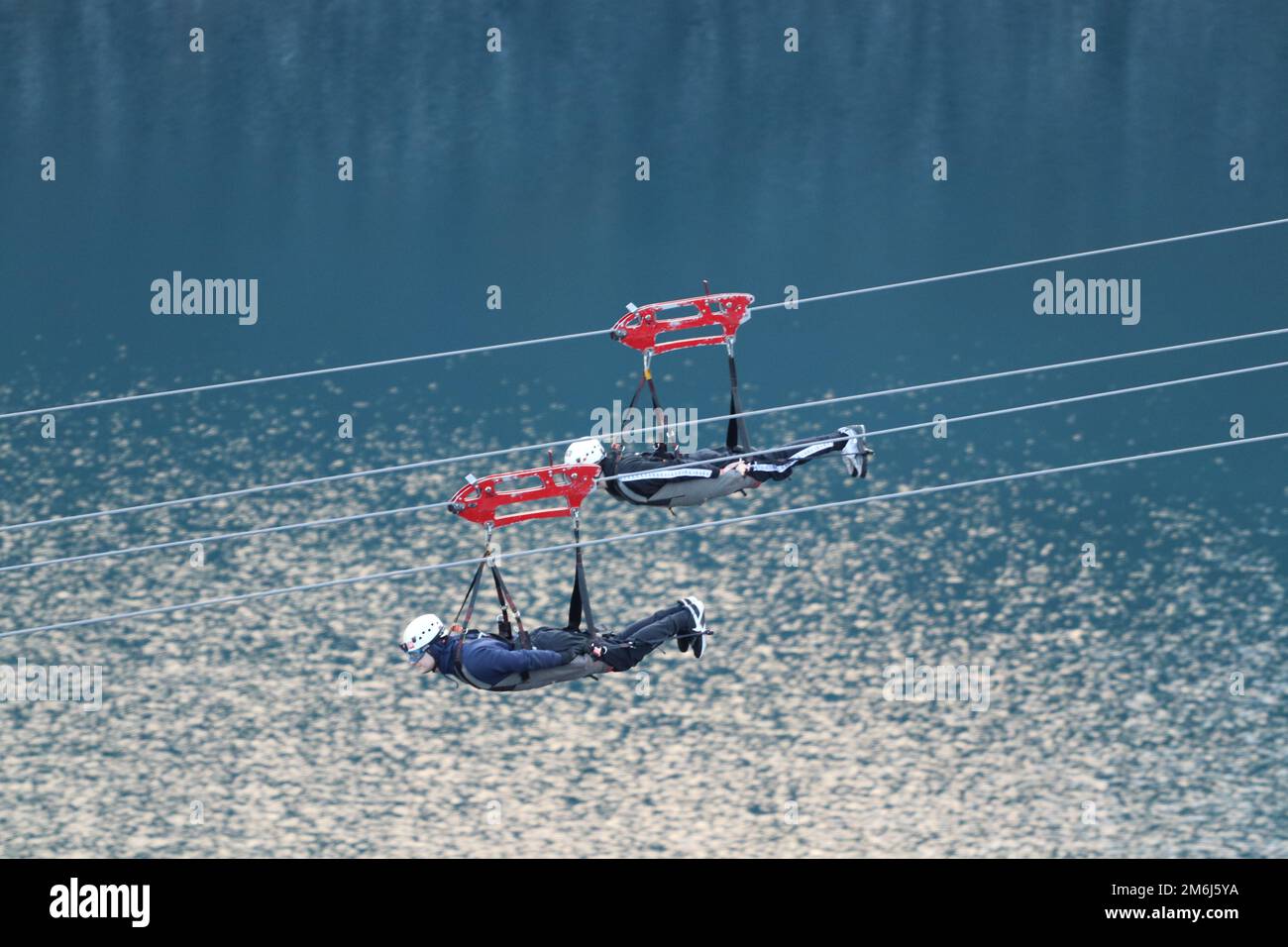 Zip world Penrhyn quarry Bethesda Wales is the fastest zip wire in the