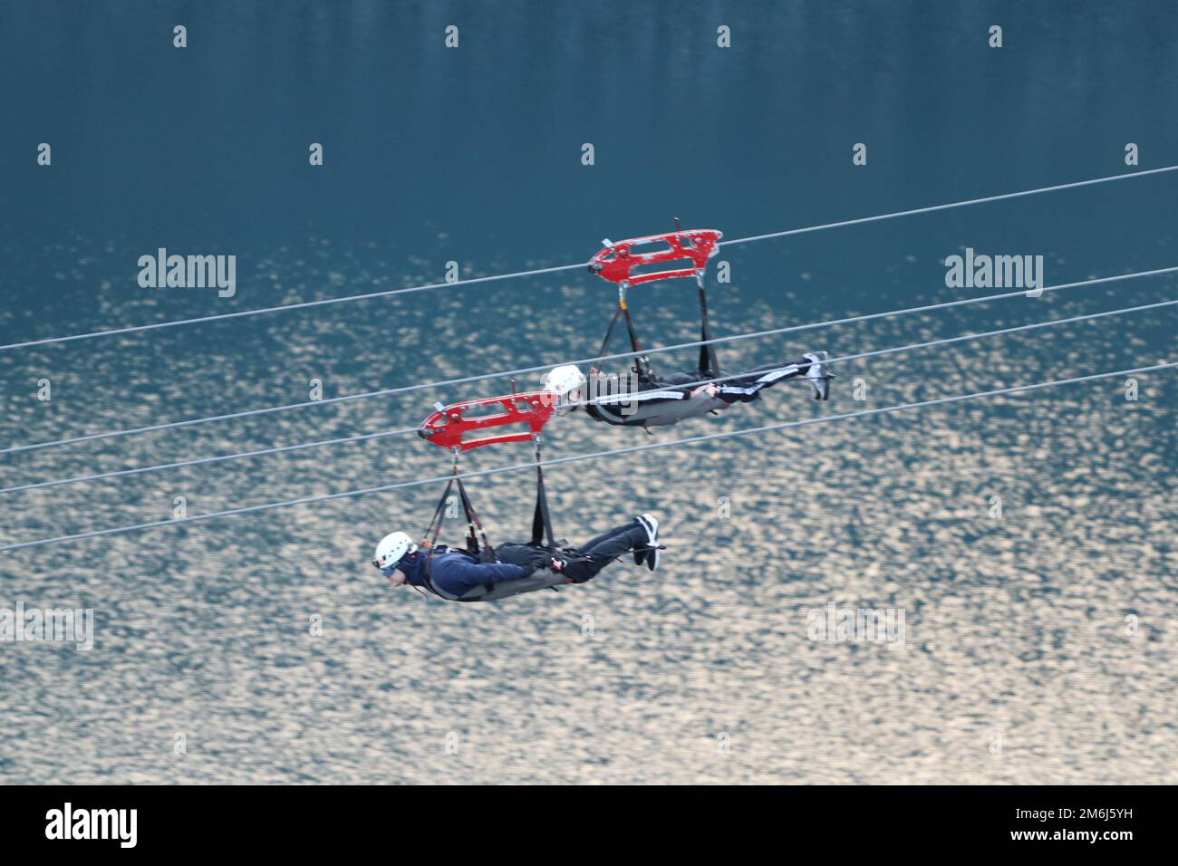 Zip world Penrhyn quarry Bethesda Wales is the fastest zip wire in the