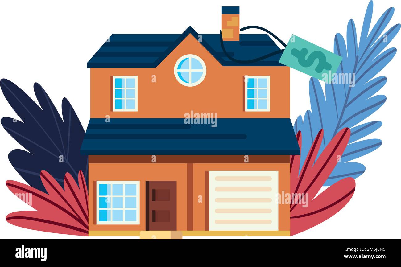 flat-small-house-design-stock-vector-image-art-alamy