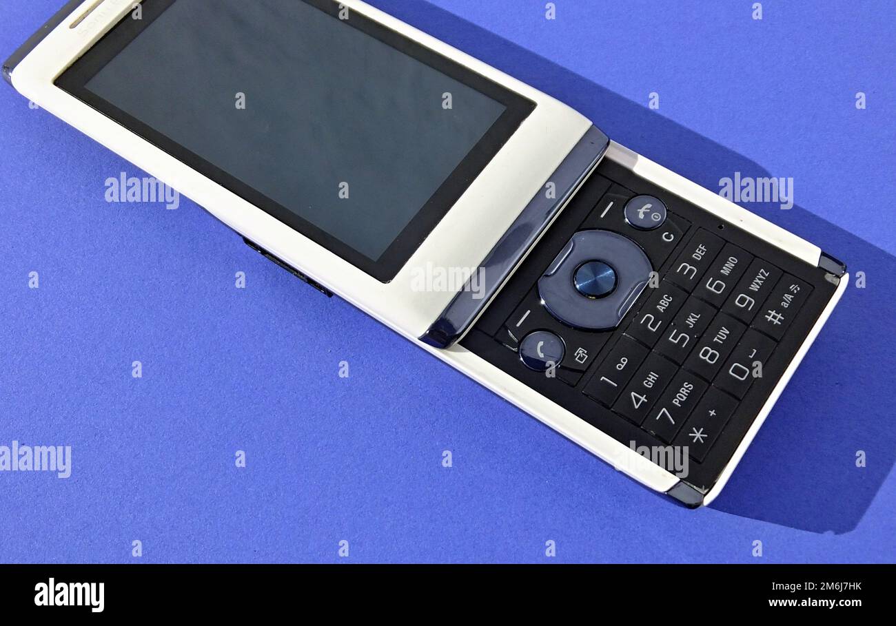 Typical slider mobile phone Stock Photo Alamy