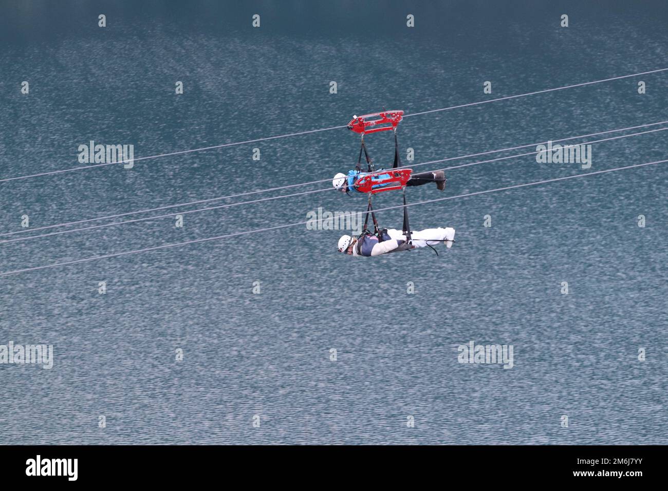 Zip world Penrhyn quarry Bethesda Wales is the fastest zip wire in the