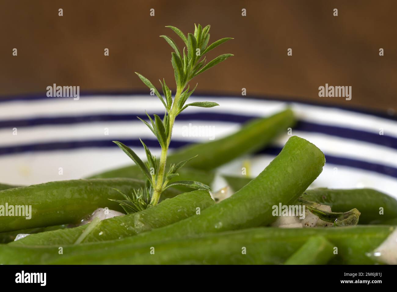French bean salad Stock Photo - Alamy