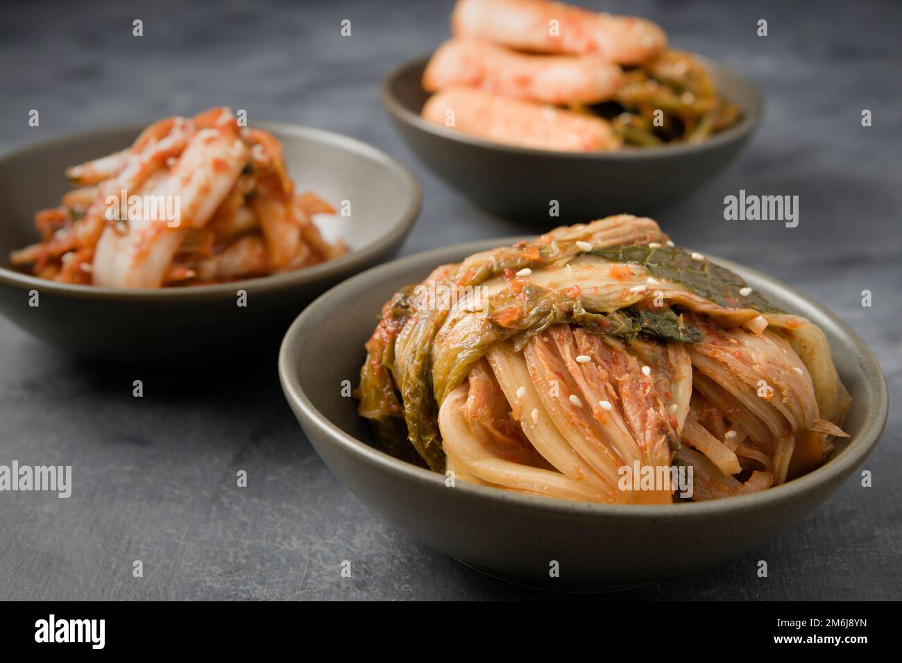 Popular Korean side dish called Kimchi Stock Photo Alamy
