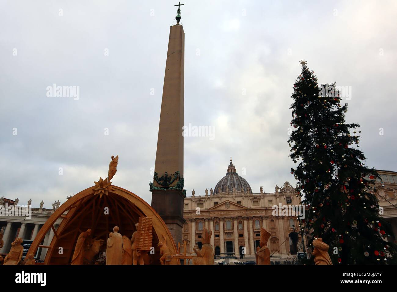 Vatican City, Holy See Christmas Nativity scene in the Vatican at