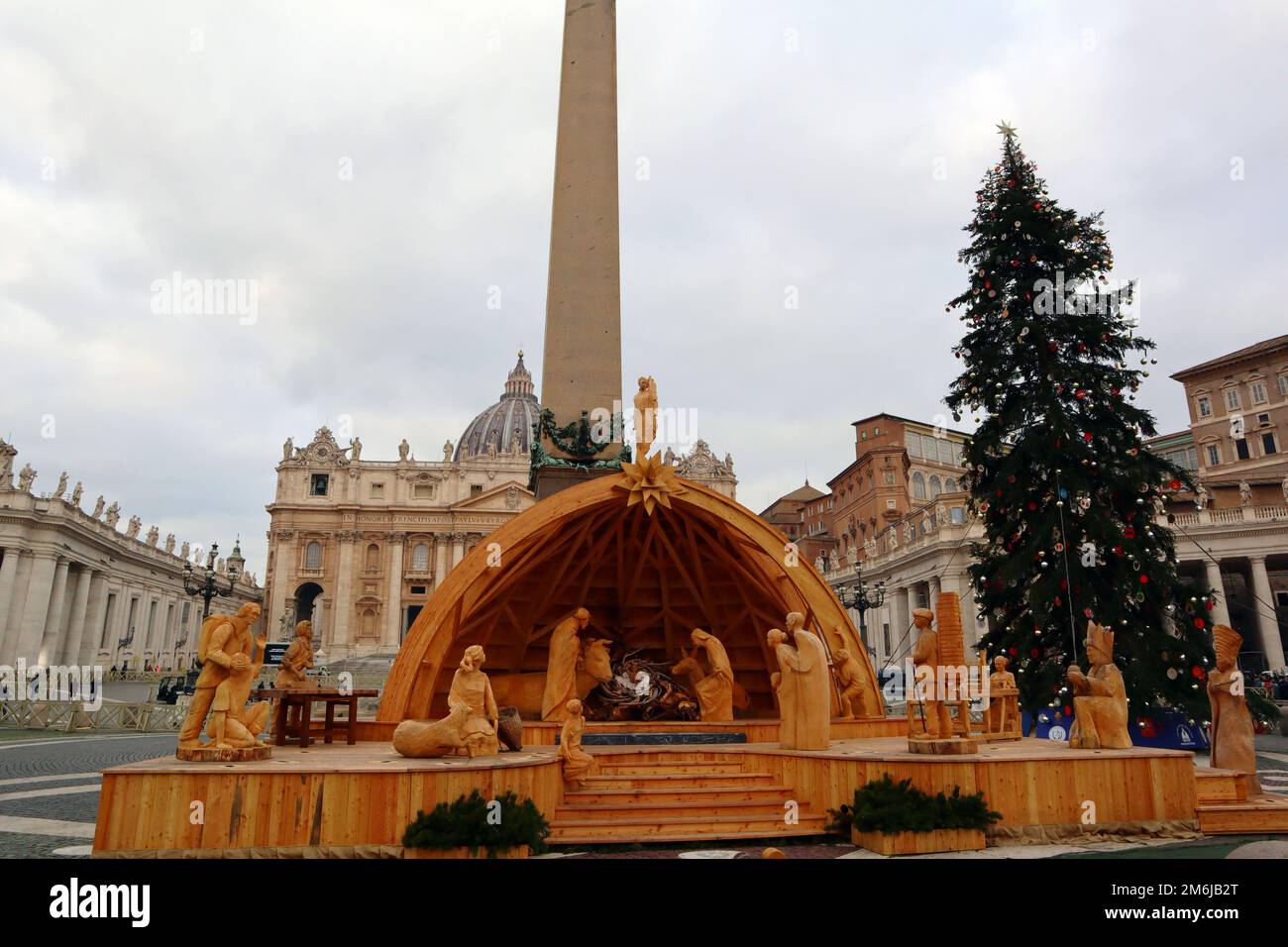 Vatican City, Holy See Christmas Nativity scene in the Vatican at