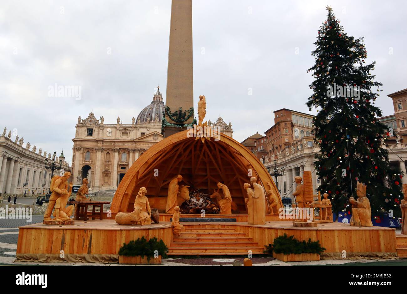 Vatican City, Holy See Christmas Nativity scene in the Vatican at
