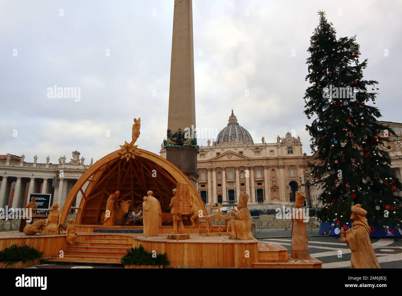 Vatican City, Holy See Christmas Nativity scene in the Vatican at