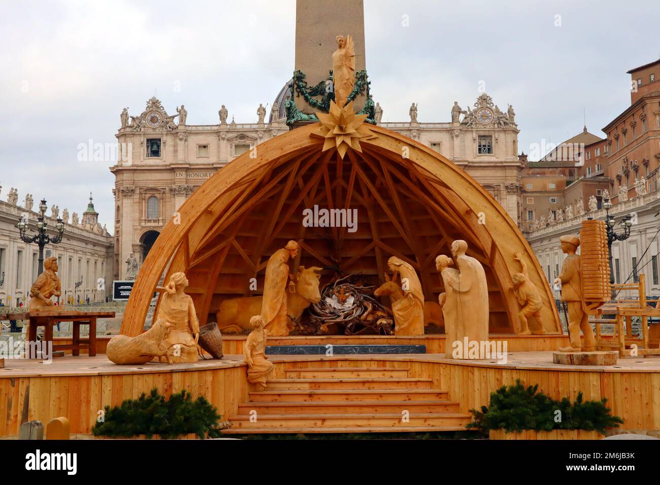 Vatican City, Holy See Christmas Nativity scene in the Vatican at