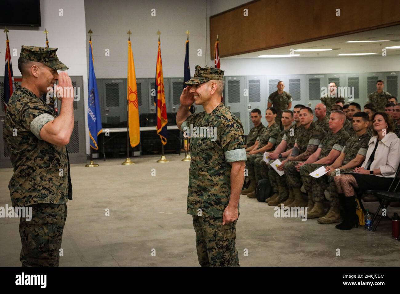 U.S. Marine Corps Sgt. Maj. Jonathan Lazzeroni, with Chemical