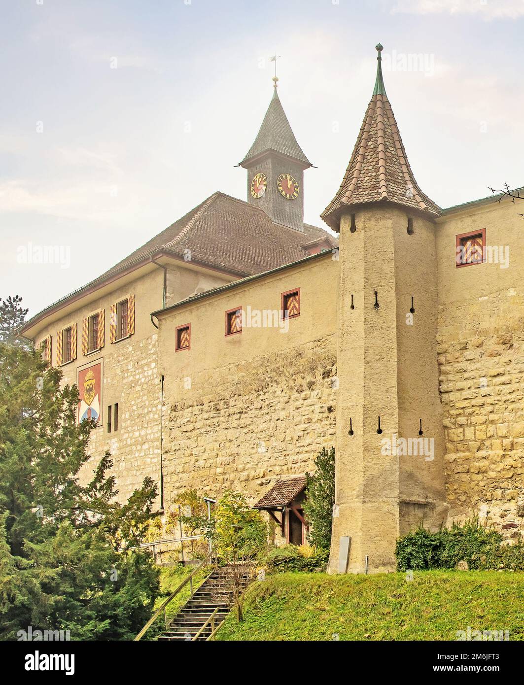 Kyburg Castle, Canton of Zurich, Switzerland Stock Photo