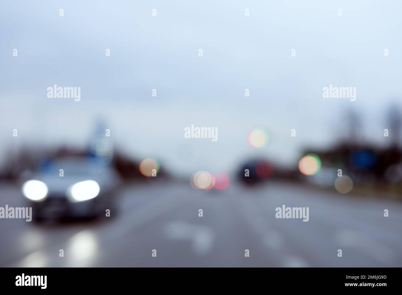 Highway driving view car hi-res stock photography and images - Alamy