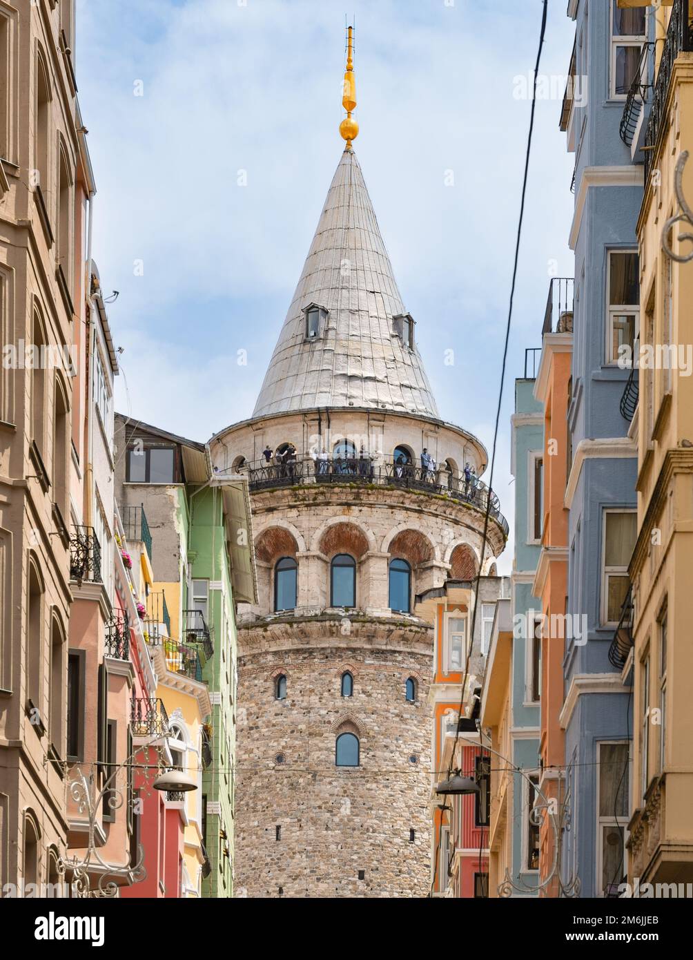 Istanbul - Galata Tower, Beyoglu, Turkey Stock Photo