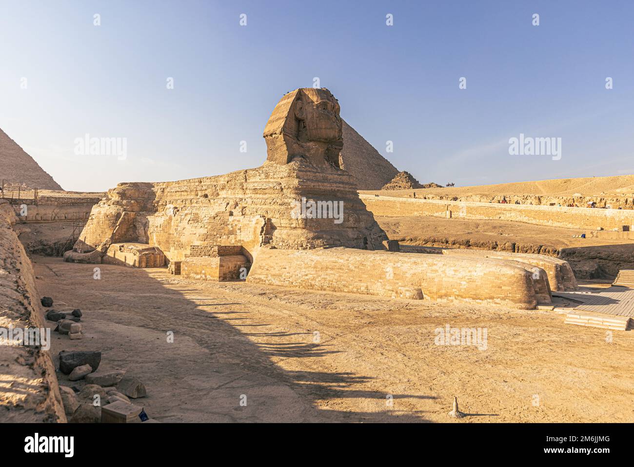Giza, Egypt - November 14, 2021: The Great Sphinx by the great ancient ...