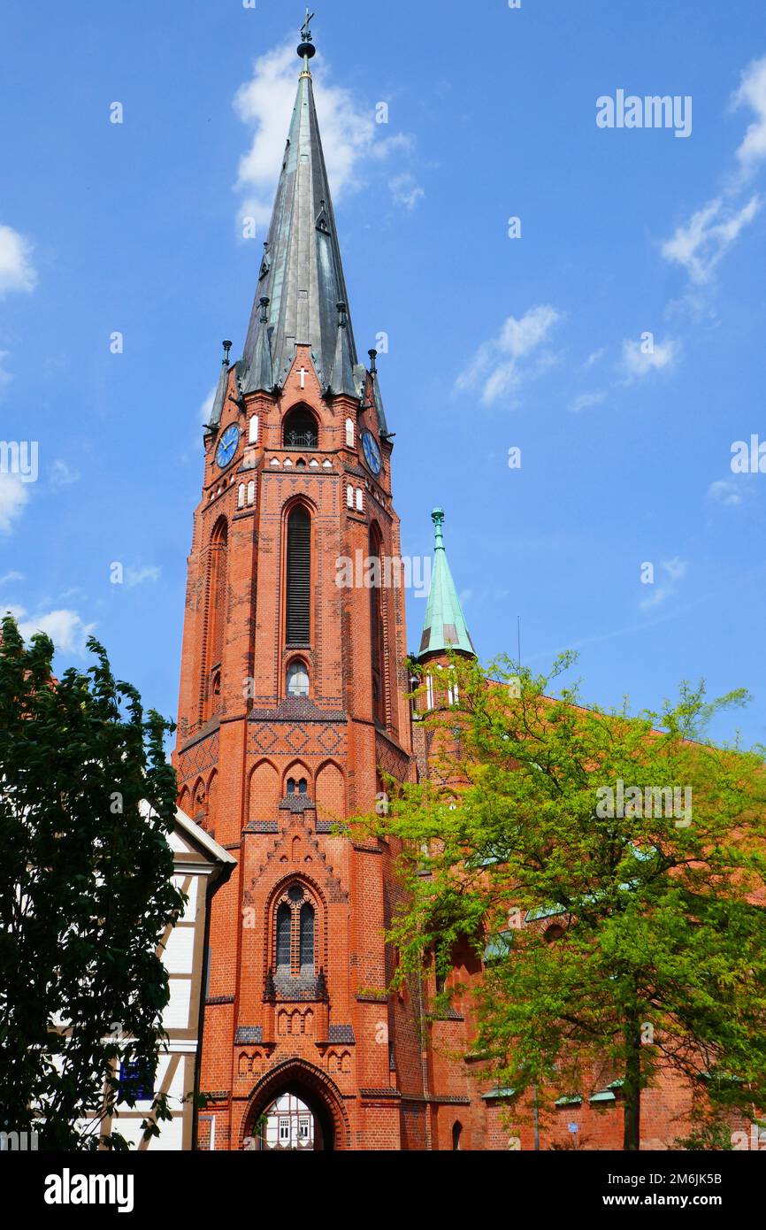 St. Mary's Church in Winsen (Luhe) Stock Photo