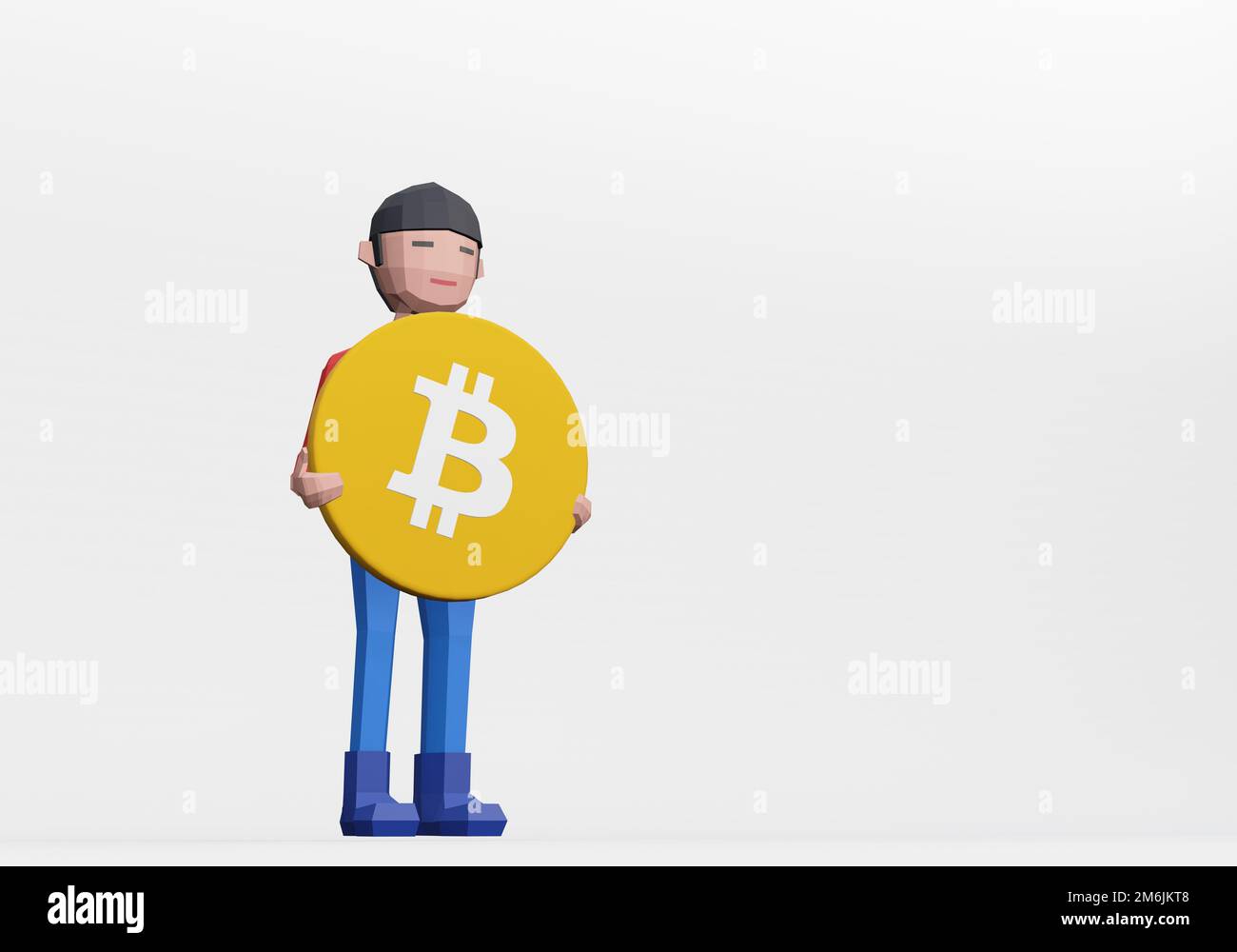 Bitcoin investment concept Stock Photo