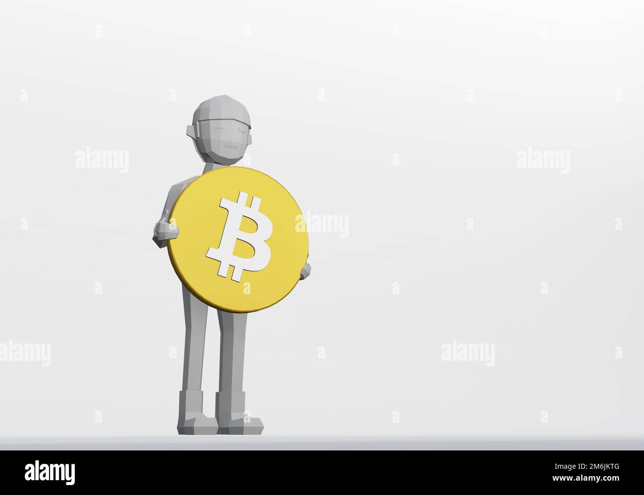 Bitcoin investment concept Stock Photo