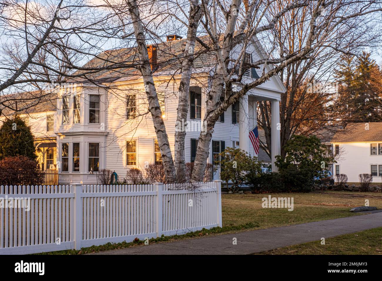 House on Main Street in Northfield, MA Stock Photo Alamy