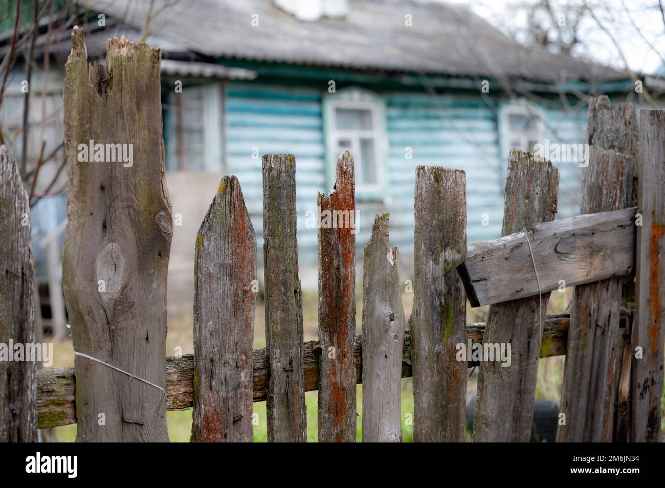 Old wooden fence Stock Photo - Alamy