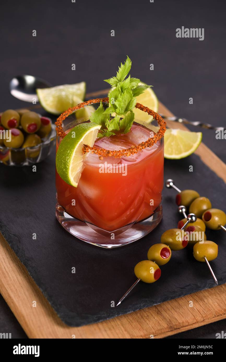 Michelada the Mexican Bloody Mary Stock Photo Alamy