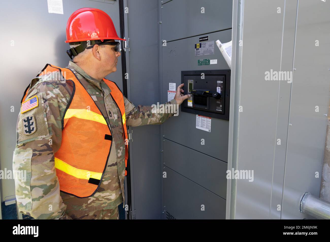 Sgt. First Class Morton, a power production specialist with the