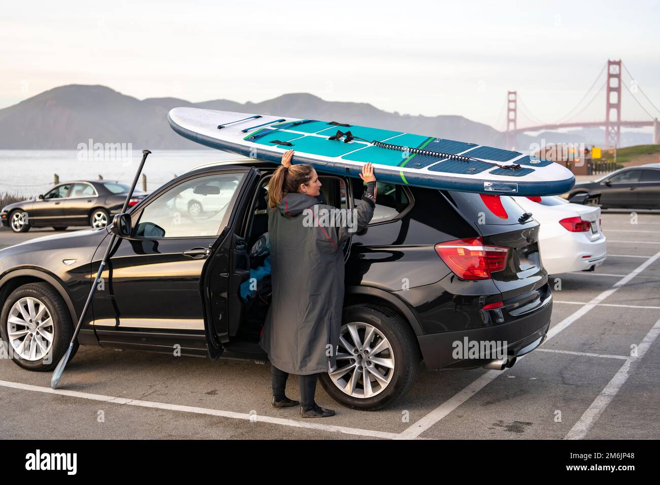 Paddleboard on online car