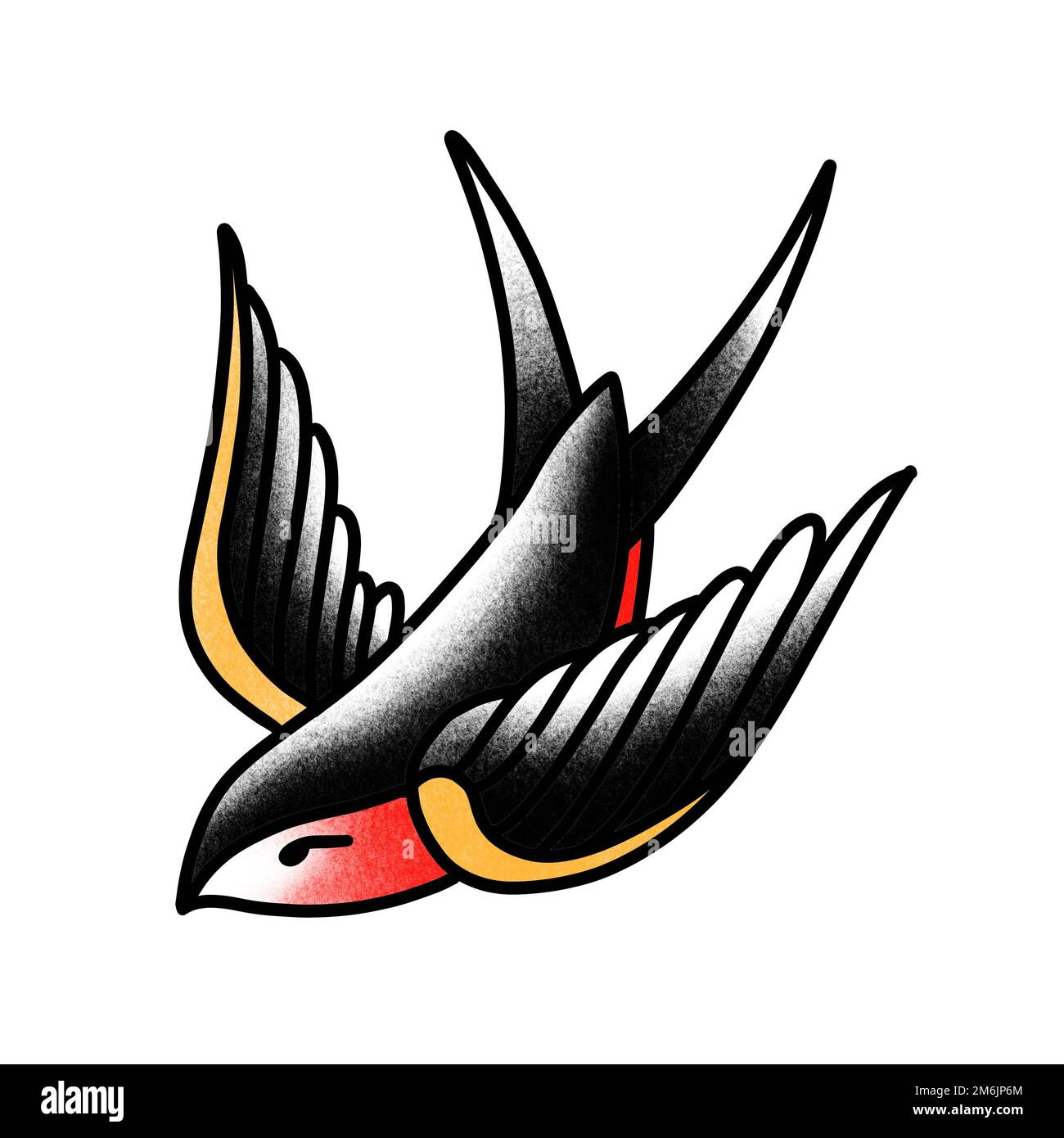 Swallow Tattoo Inspired Enamel Pin – punkypins