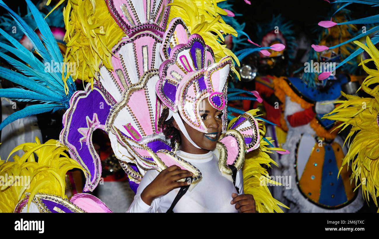 Boxing Day Junkanoo 2023 Junkanoo Celebration in The Bahamas Stock
