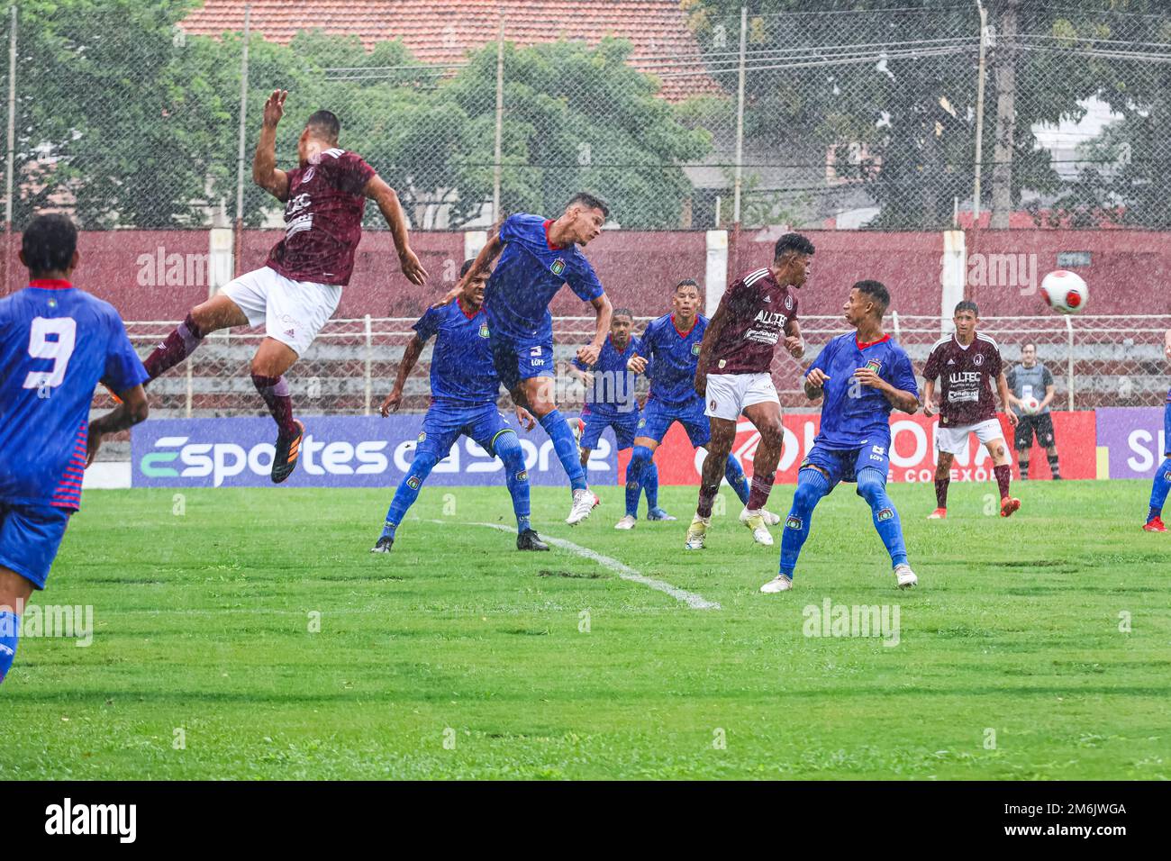 SÃO PAULO, SP - 04.01.2023: JUVENTUS X SÃO CAETANO - Match between Juventus  and São Caetano for the 1st round of the 53rd São Paulo Junior Football Cup  held at the Conde