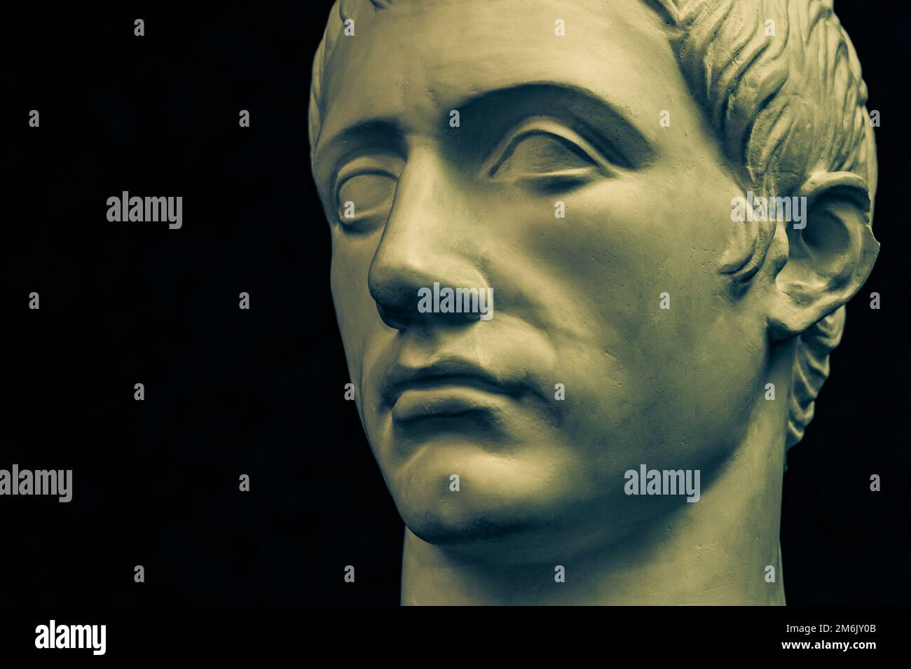 Bronze color gypsum copy of ancient statue of Germanicus Julius Caesar ...