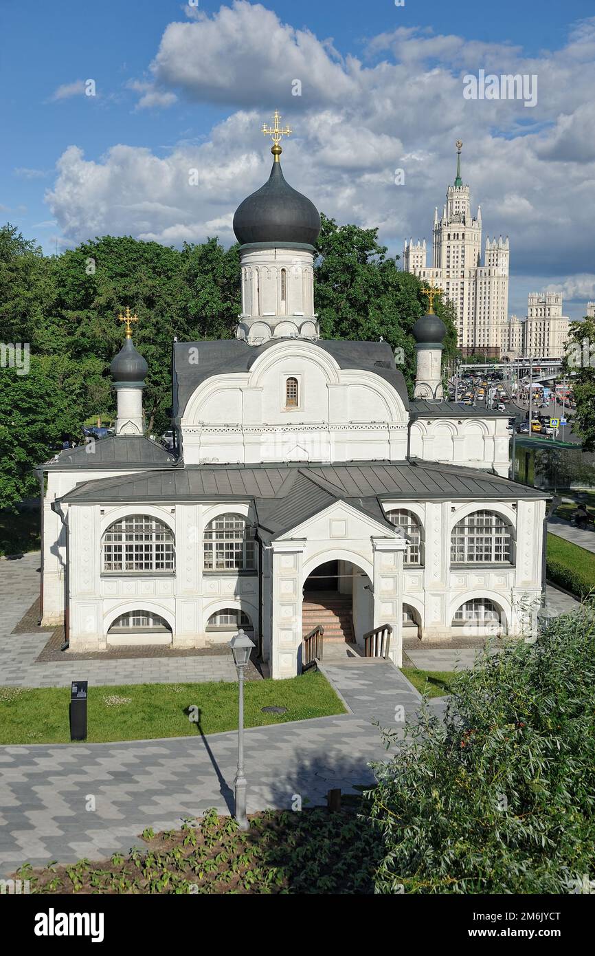 St Anna Church Against High Rise Building In Kotelniki View From st-anna-church-against-high-rise-building-in-kotelniki-view-from