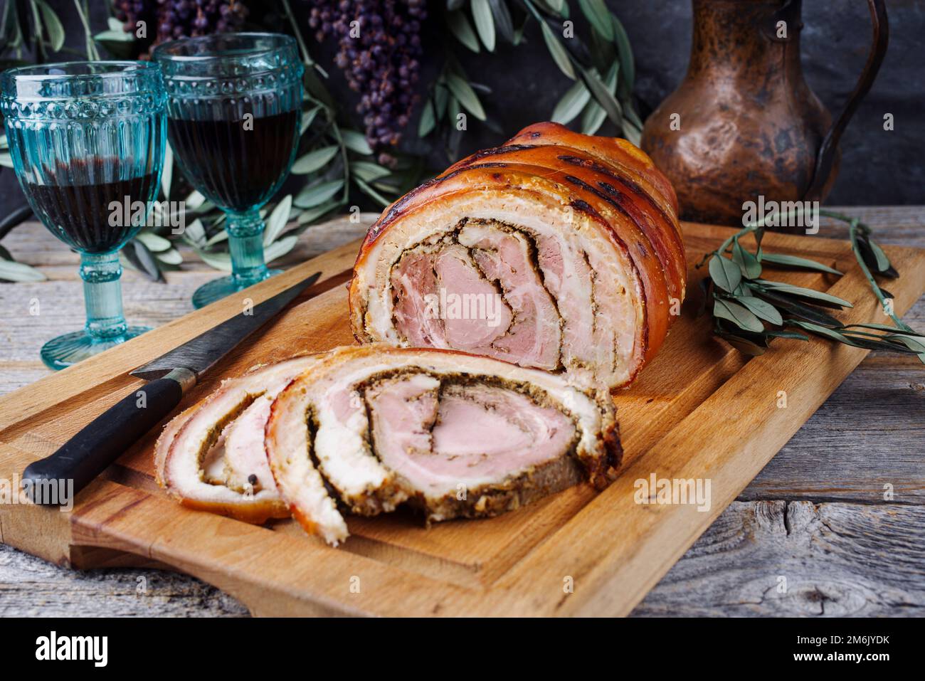 Porchetta di ariccia hi-res stock photography and images - Alamy