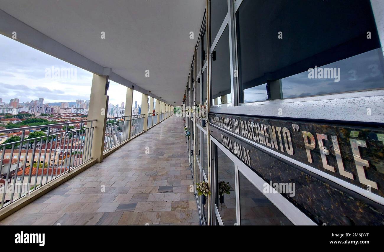 Santos, Sao Paulo, Brasil. 4th Jan, 2023. (INT) In Memory of Brazilian late Soccer King; Pele