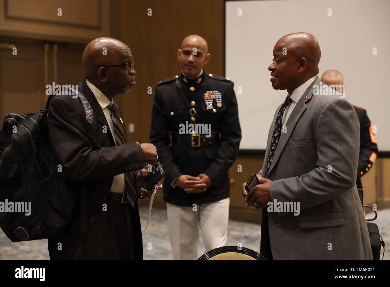 The 8th Marine Corps District attends Omega Psi Phi Fraternity Inc