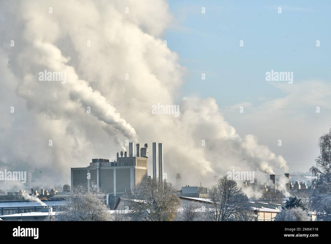 Environmental problem of pollution of environment and air in cities