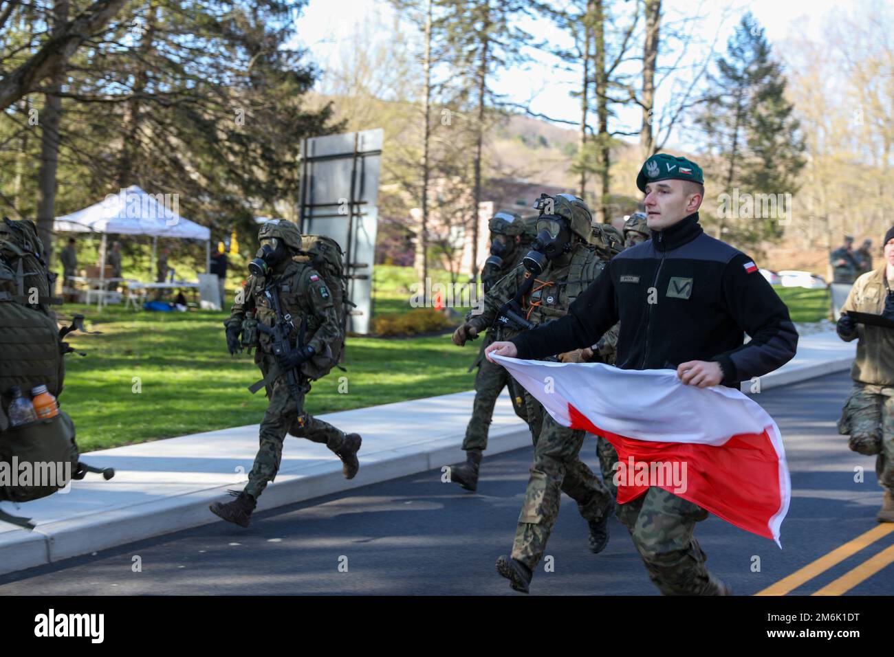 Sandhurst Raceway West Point, N.Y. - Polish cadets from the Military Academy of Land ...