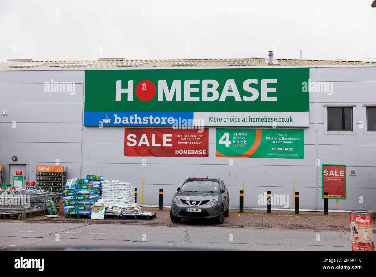 Homebase DIY retail store, Streatham Vale, London Stock Photo