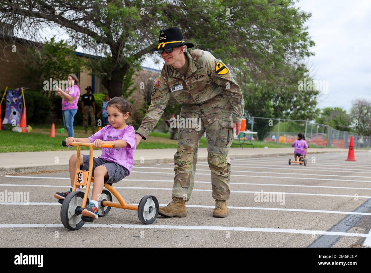 “I absolutely loved volunteering today,” said Sgt. James Wolf as he