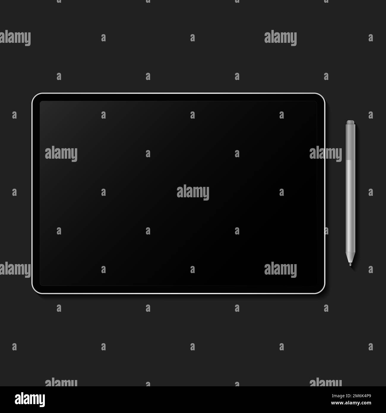 Digital modern tablet screen mockup Stock Vector